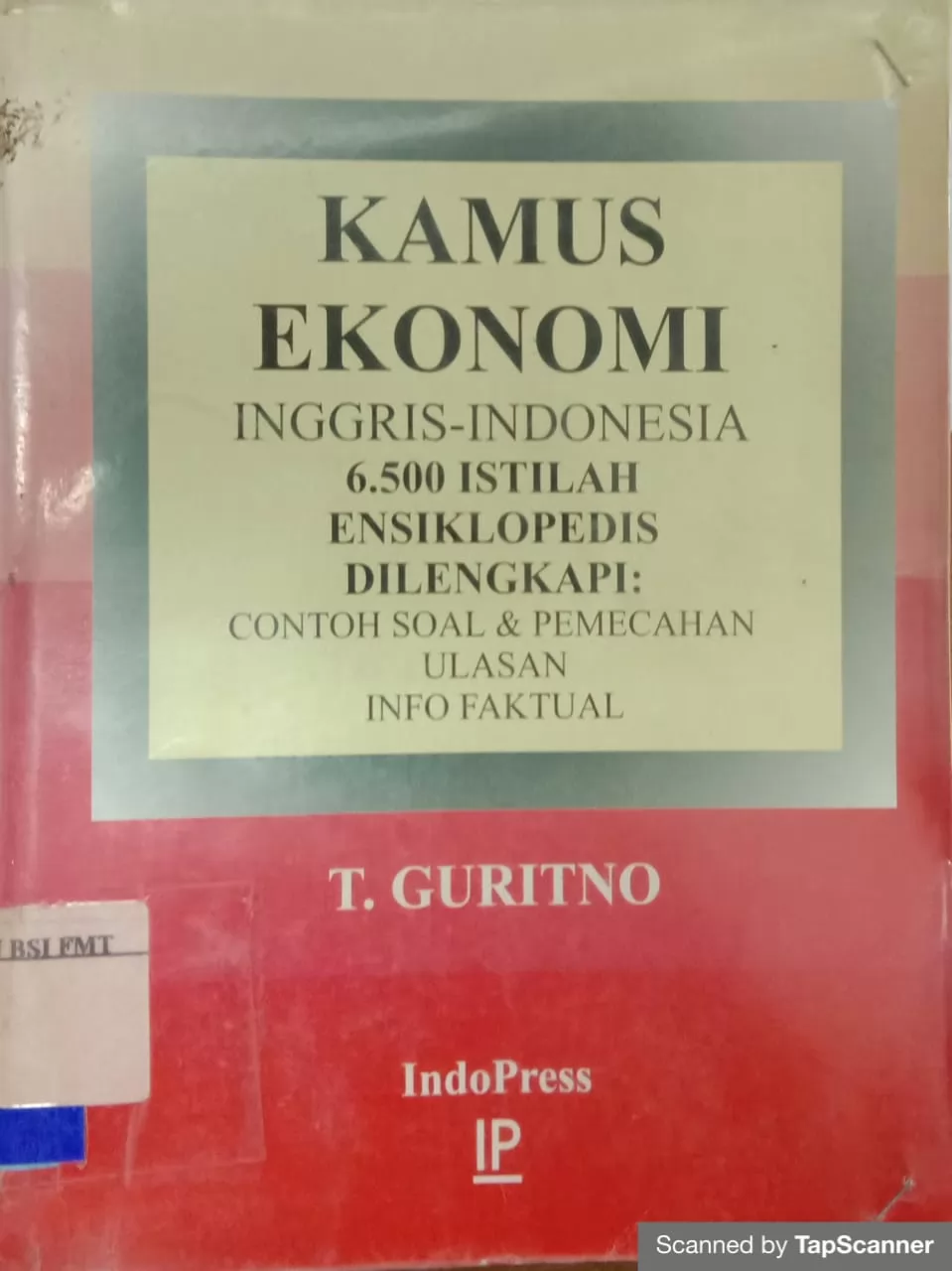Kamus ekonomi : inggris - indonesia