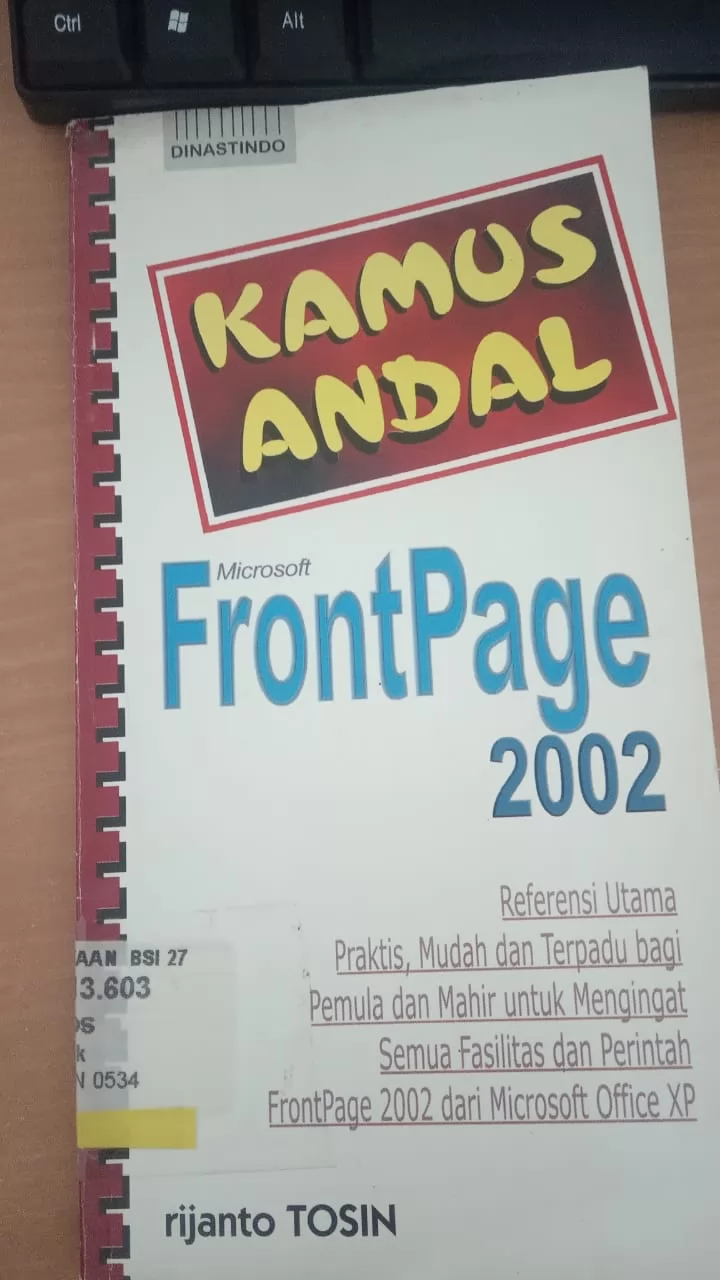 Kamus andal microsoft frontpage 2002