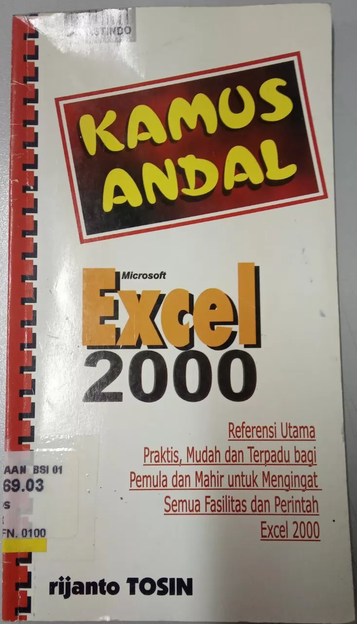 Kamus Andal Microsoft Excel 2000