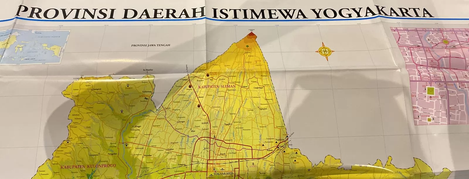 Peta Provinsi Daerah Istimewa Yogyakarta