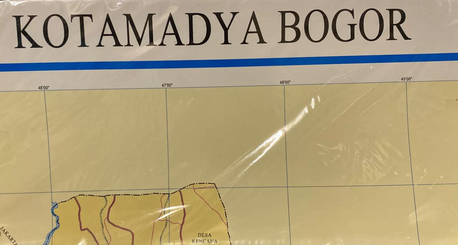 Peta Kotamadya Bogor