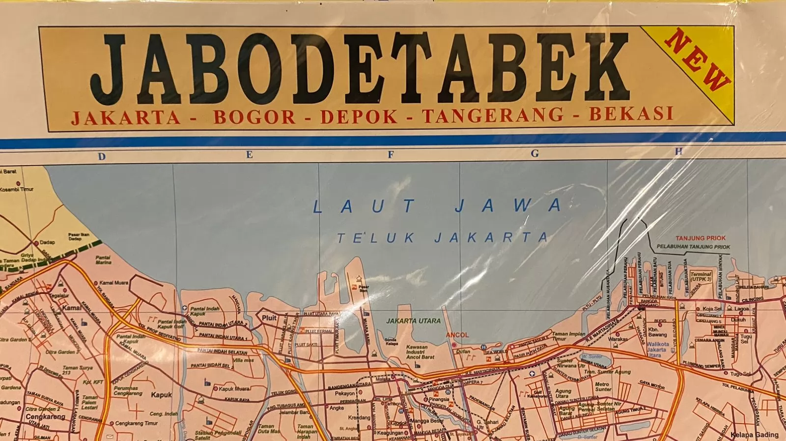 Peta Jabodetabek: Jakarta, Bogor, Depok, Tangerang, Bekasi