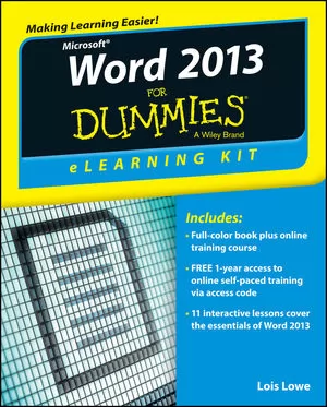 Microsoft Word 2013 for Dummies A Wiley Brand